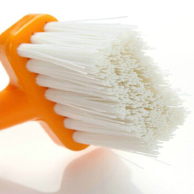 Useful Toilet Brush Scrubber Rim V-type Cleaner Clean Bent Bowl Handle Home HoME