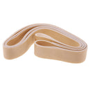 2 Rolls 20m DIY Leather Straps Wide Strips Belt Making Crafts Beige Brown