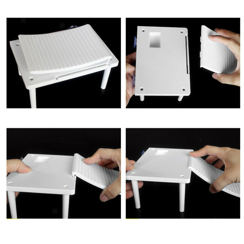 Reptile Resting Terrace Aquarium Turtle Basking Platform w/ Suction Cup