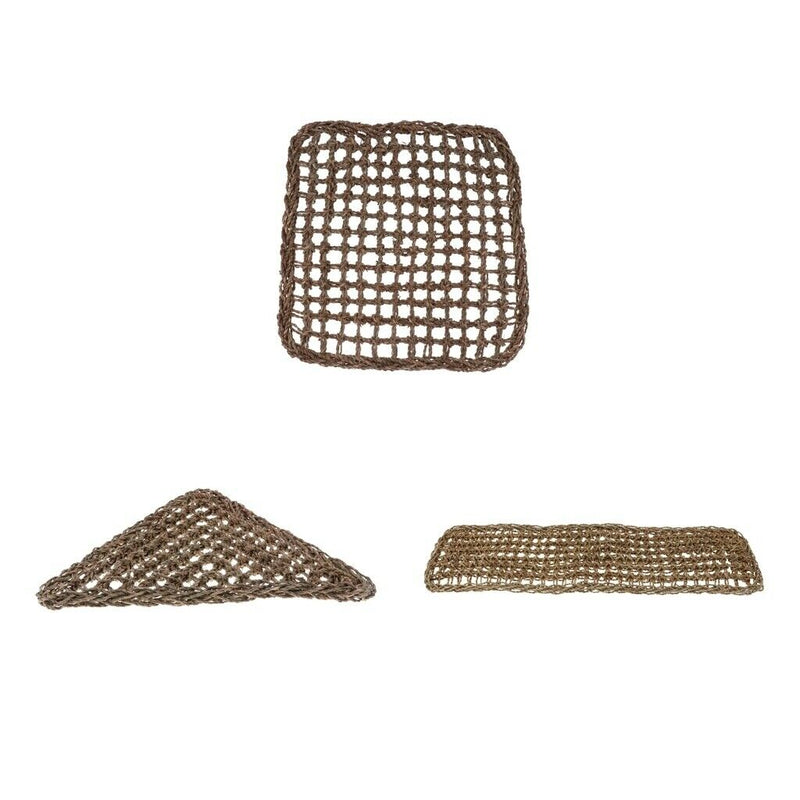 3x Handwoven Reptile Hammock Lounger Lizard Corner Hanging Bed Climbing Toys