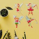 Children DIY Diamond Painting Special Shape Drill Fairy Stickers Xmas Decor