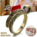 7 Knits Sewing Tool Finger Ring Loop Crochet Line Needle Thimble Accessories