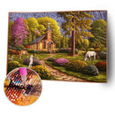 Hut 5D Full Round Diamond Painting DIY Cross Stitch Embroidery (LD345)