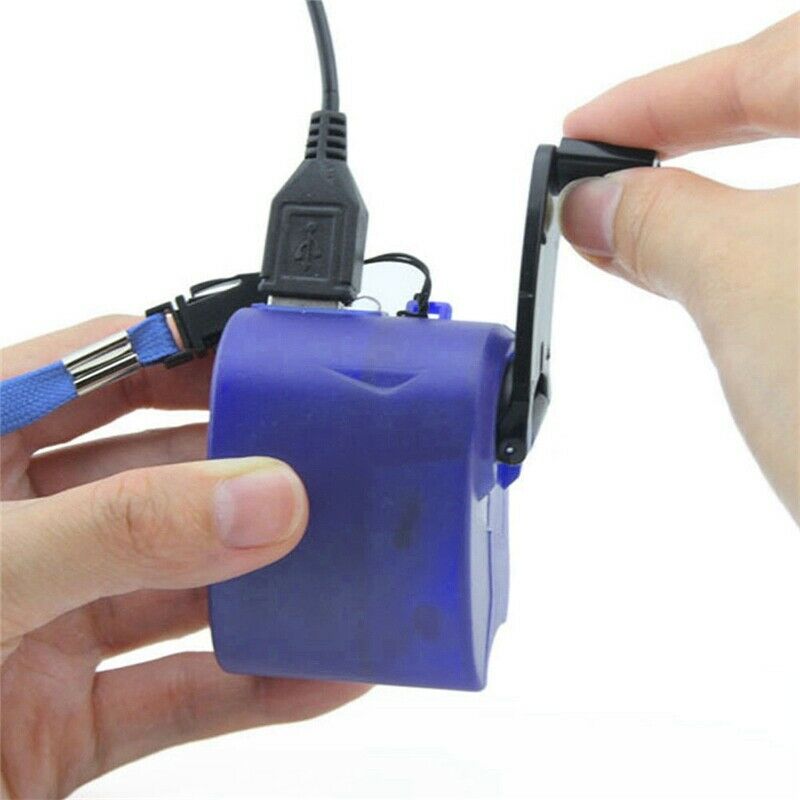 USB Emergency Hand Cranking Dynamo for Universal charger Travel Charger Gad Z3C5