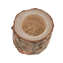 Tree Candle Holder Wooden Tea Light Candlestick Desktop Centerpieces 6cm