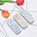 1PC Portable Mini Floral Metal Storage Box Slide Jewelry Organizer Container Ew