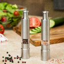 Stainless Steel Thumb Push Salt Pepper Grinder Spice Muller Kitchen Sa U4P2 K7D4