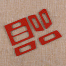 5x/Set Carbon Fiber ABS Inner Air Conditioner Outlet Trim Fit for BMW E90/92/93