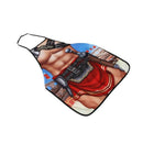 Mens Apron,Pinny fun Novelty Saucy designs for barbeques etc,red&flesh colo Q4P6