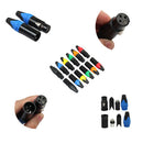 5 Pairs 3 Pin XLR Connector Male And Female Microphone Mic Cable Adapter, Orange