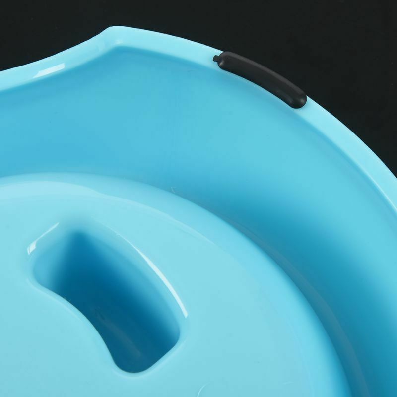Puppy Dog Slow Down Eating Feeder Dish Pet Dog Feeding Food Bowl Blue V5H7