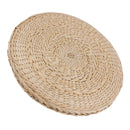 30cm Handcraft Straw Seat Round Cushion Tatami Cushion for Yoga Meditation