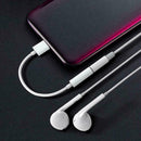 USB Type-C to AUX 3.5mm Cable Earphone Adapter Cable Huawei USB-C For Andro L5X0
