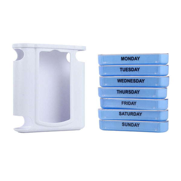 7 Days Pill Case Travel Pillbox Medicine Container Tablet Sorter Organizer