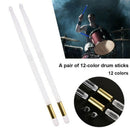 5A Acrylic Luminous Drum Stick Bright LED Light Up Drumsticks Jazz Drumstic K2L7