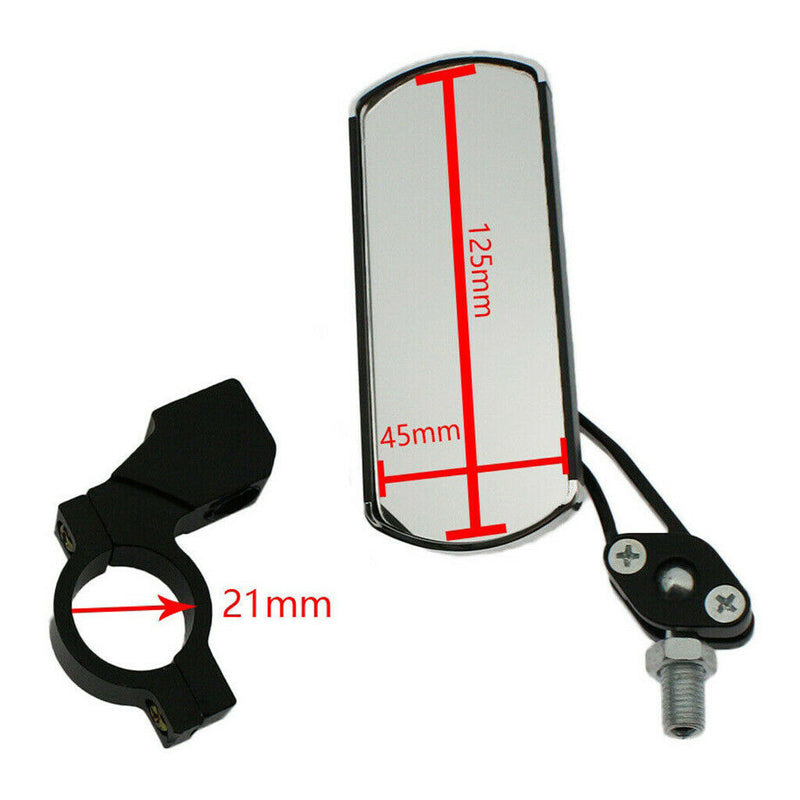 2PCS Bicycle Rearview Mirror Adjustable Handlebar Mirror for Mountain/Road Bike