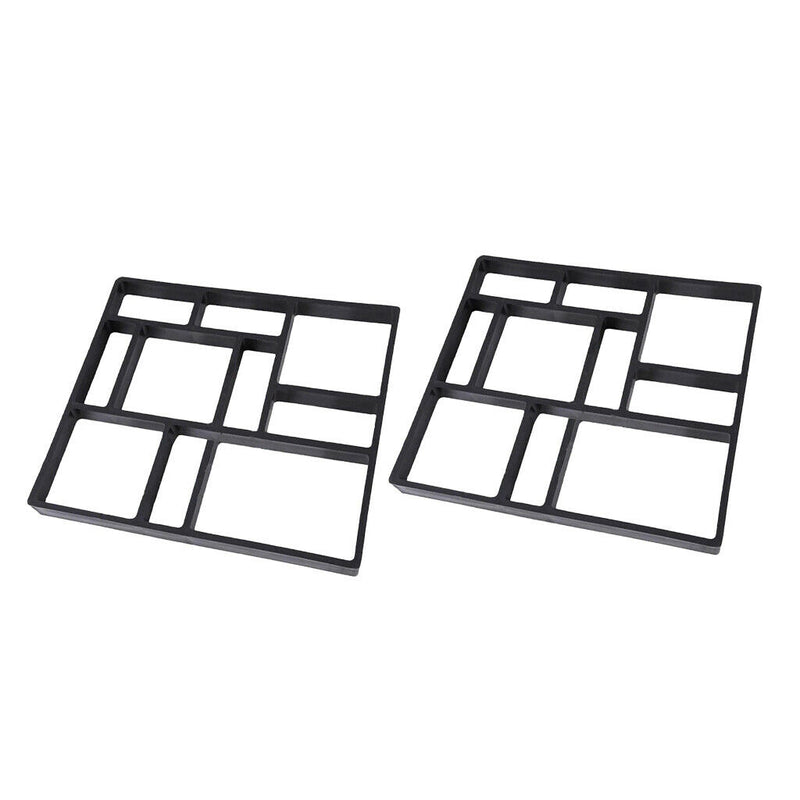 2pcs Path Maker Mould Paving DIY Lawn Concrete Paving Garden Path Molds