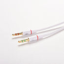 Female to Dual Male Headphone Mic Audio Y Splitter Cable Converter Adapter LJ
