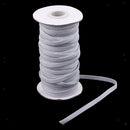 DIY Elastic Band Bungee 23Yards Flat Sewing Trim Spool Strap Thicken White