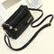 New Black Crocodile Pattern Shoulder Bag Women Lady Messenger Cross Body Handbag