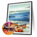 5D Diamond Boat Embroidery Painting DIY Mosaic Cross Stitch Kit Home Decor