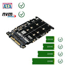 M.2 NVME SSD Key M Key B SSD to U.2 SFF-8639 Adapter Card Converter Kit for PC