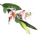 Simulation Flowers Lily Artificial Plants -Light pink S8Y4
