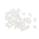 50Pcs Rubber Bait Holder Earring Backs Carp Rig Ring Stops Fishing Tackles