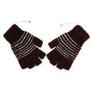 New 5V USB Powered Heating Heated Winter Hand Warmer Gloves Washable coffe