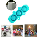 Concrete Molds Silicone Cactus Flower Pot Mold Ceramic Clay Craft Cup Mould   Gw
