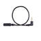 Audio stereo 3.5mm 3pole  male to female 90degree right angled extension cable F