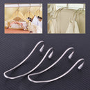 4pc Car Auto Stainless Steel Seat Back Hook Headrest Hanger Bag Holder Organizer