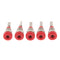 5 Piece 2mm Banana Jack Binding Post Nut For Multimeter Test Red