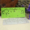 Flower Frame Edge Cutting Dies Stencil DIY Scrapbooking Craft Paper Card hv2n