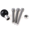 Motorcycle Handlebar Clamp Base 1 inch 25mm Ball with M8 Screws for Ram Moun Hn