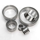 12Pcs/Set Round Cake Slicing Ring Cutter Moulds DIY Baking Pastry Cookie Tart