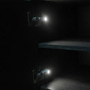 10Pcs Cabinet Cupboard Wardrobe LED Hinge Light Smart Sensor Lamp Warm Whit F4U2
