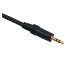 3.5mm (1/8 Inch) Stereo Male to XLR Female Cable, 10 Feet Black
