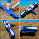 18 Inch Swimming Pool Cleaning Brush Pool Spa Cleaning Brush Type Suction H Y7M4