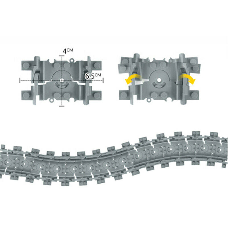 10Pcs/Lot City Train Track Rail soft Rails Construction Toys For Childr_