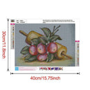 5D DIY Full Drill Diamond Painting Fruit Embroidery Mosaic Craft Kit (w377)