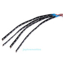 4Pcs Waterproof 30CM 15 LED Car Motor Truck Flexible Strip Light Decor Blue 12V