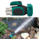 Garden Metal 1 Way Water Tap Splitter Connector Adaptor Hose Pipe Valve GZJ AWX