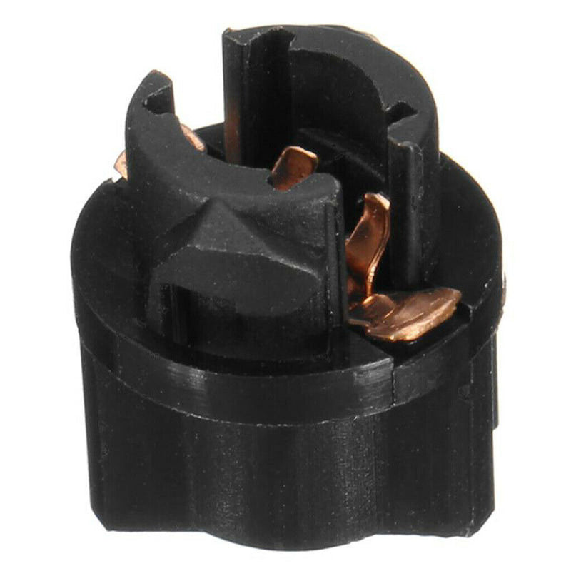 10 Pieces Auto Car Instrument Panel Lamp Dash Light T5 Twist Lock Sockets Base
