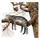 DIY Needlework 11CT Ornaments Stamped Canvas Kit Cross Stitch (D183 Cat)