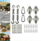 Stainless Steel Sun Fixing Fittings Sail Shade Kits Awning Canopy Tools EUQ