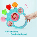 Set of 7 baby teether rattle baby rattle newborn baby 0-1 educational toys  D5X5