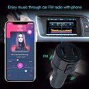 3.1A Dual USB Adapter Car MP3 Player Wireless Audio Black Y2R4 Receiver C7T9