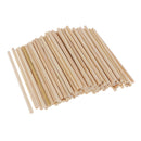 350x Unfinished Wood Bamboo Round Wooden Craft Stick DIY Woodcraft Dowel Rod