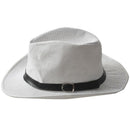 Summer Men Hat Straw Hat Cowboy Hat Fashion WESTERN COWBOY Cavalry Hatband  Y2P1